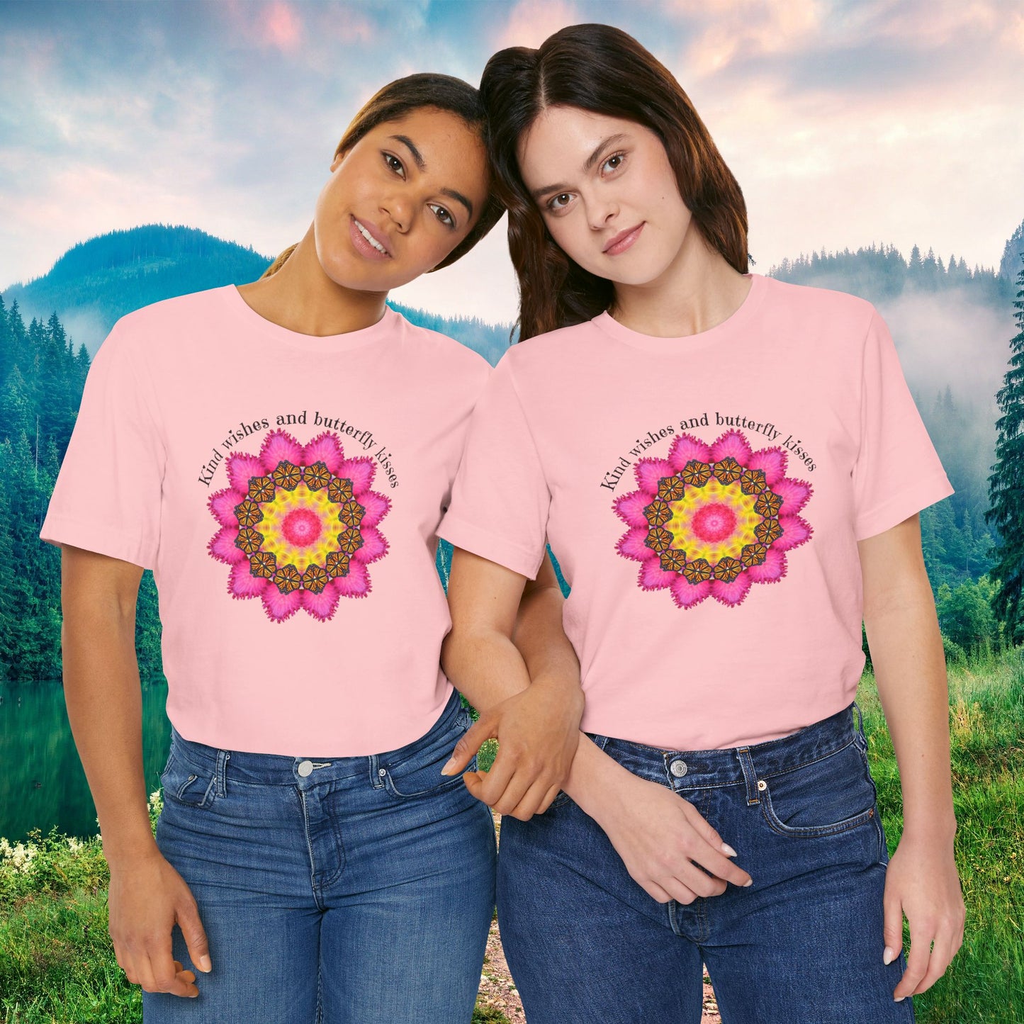 Monarch Butterfly Kindness Shirt - Kind Wishes And Butterfly Kisses