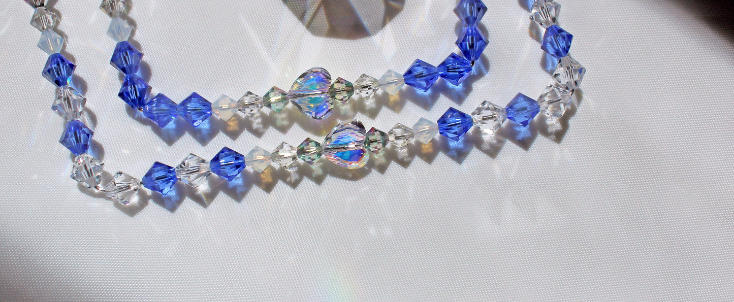 Crystal Pendulum Ornament Suncatcher, Rainbow Maker, Sunlight Catcher, Hanging Crystals, Sacred Geometry Rhombus