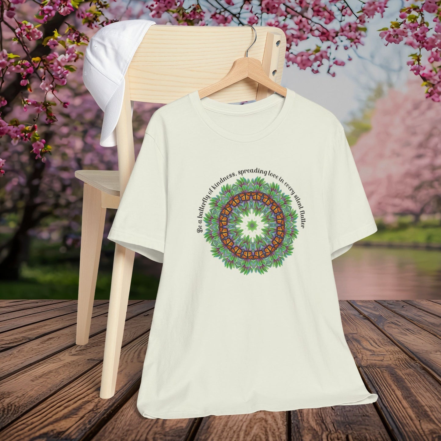 Monarch Butterfly Positivity Kindness Shirt - Inspiring Nature T-Shirt for Women