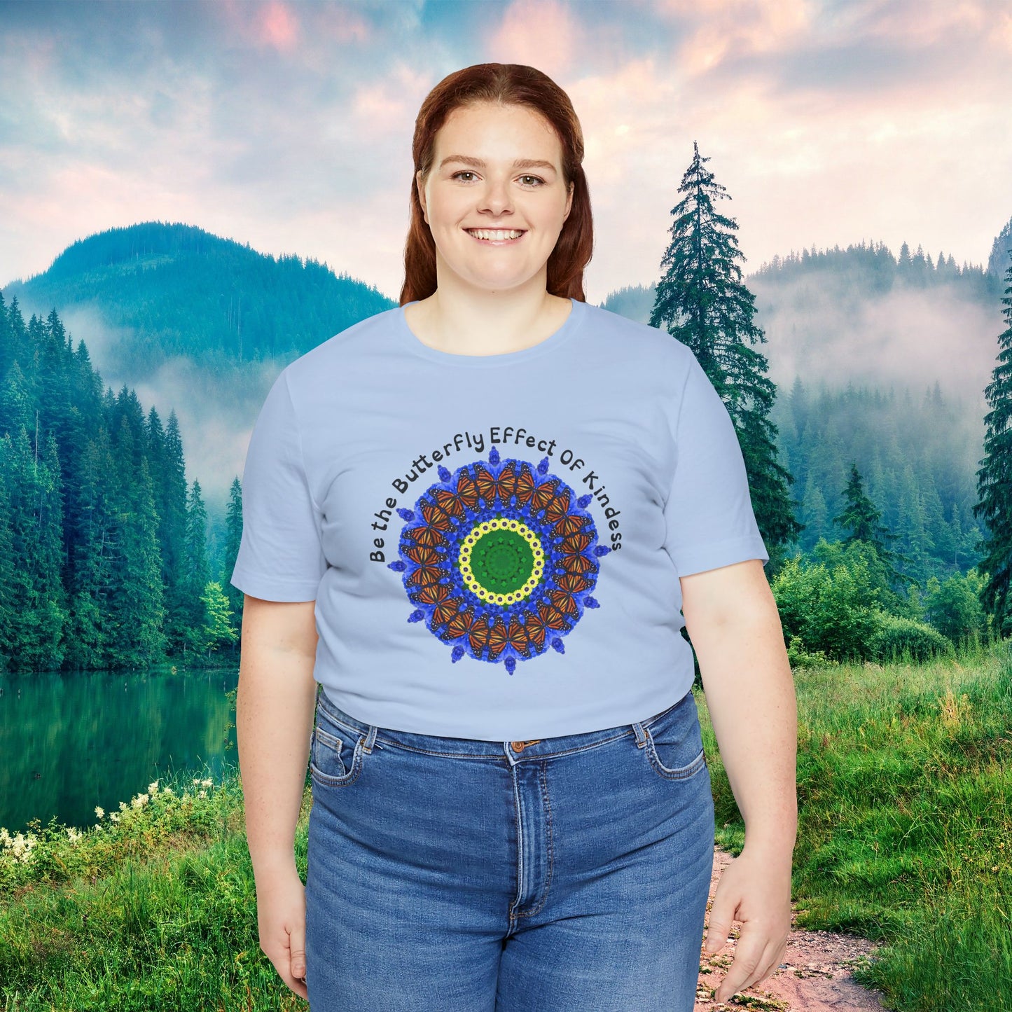 Monarch Butterfly Kindness Shirt - Cute Summer Tees for Women – Be the Butterfly Effect Of Kindness