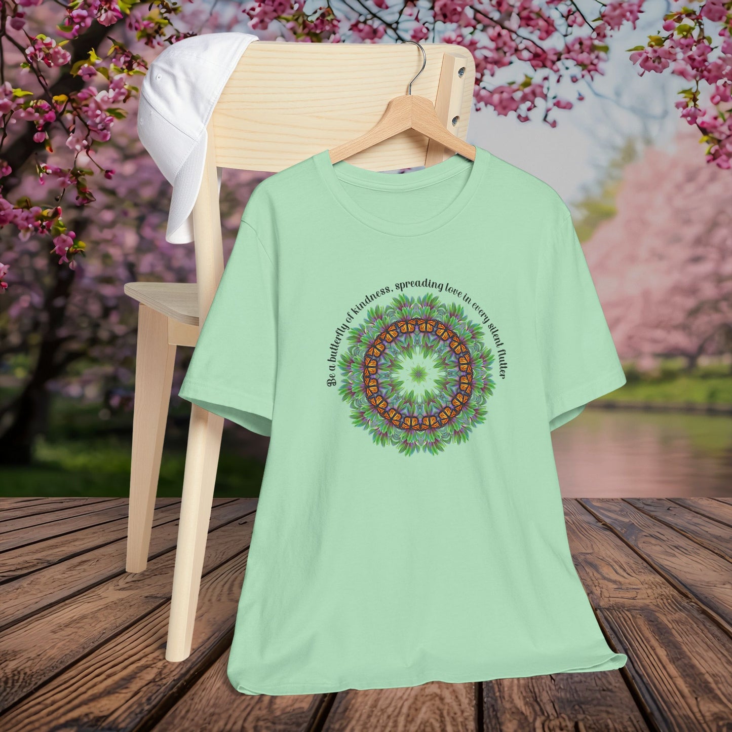 Monarch Butterfly Positivity Kindness Shirt - Inspiring Nature T-Shirt for Women