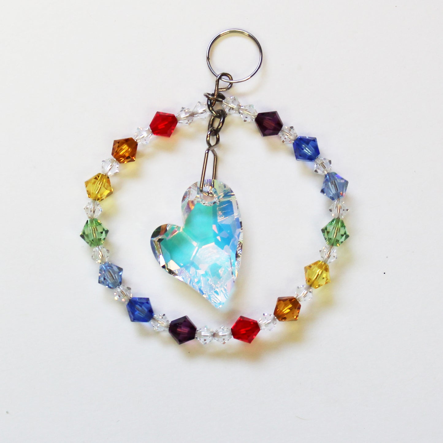 Window Suncatcher Crystal Pendulum Heart Sunlight Catcher Swarovski Crystals