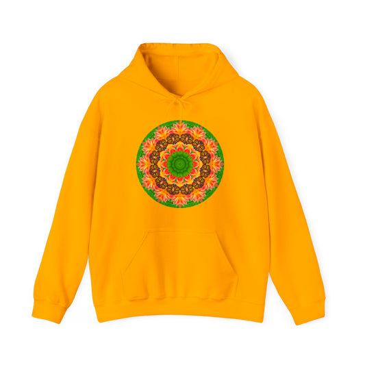 Monarch Butterfly Graphic Pull Over Sweatshirt Hoodie, Mandala, Womens