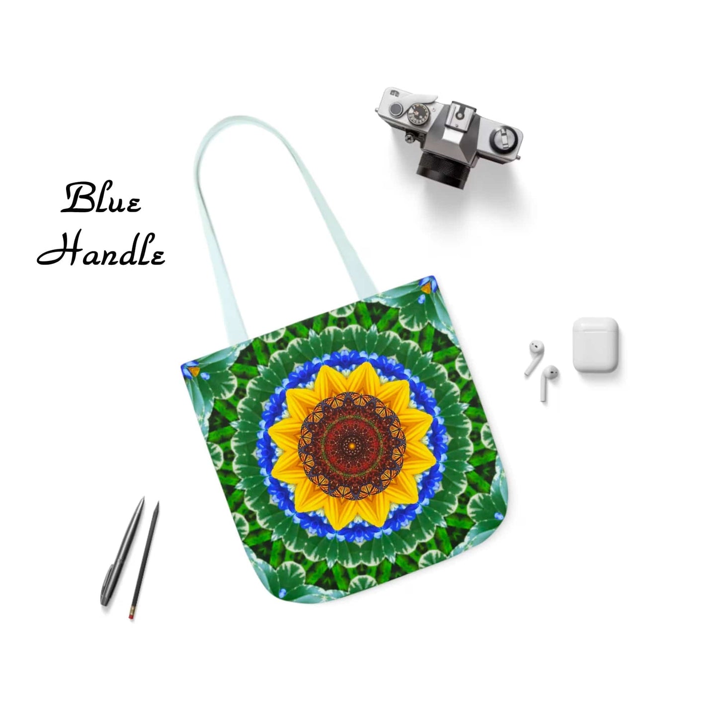 Monarch Butterfly On a Sunflower Artsy Tote Bag, A Nature Lovers Delight, Cute & Pretty Cottage Core Tote Bag For Everday Use