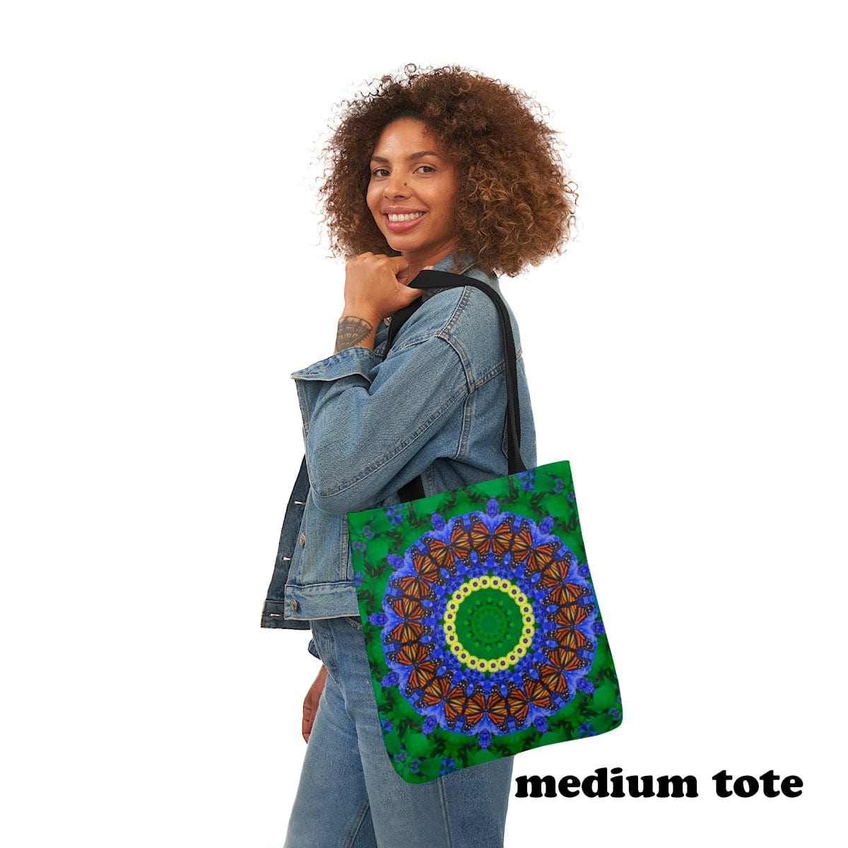 Graphic Butterfly Tote Bag Cute and Functional For Everyday, Work And Shopping Butterfly Effect medium