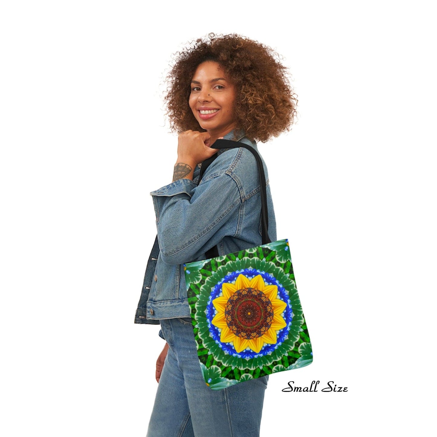 Monarch Butterfly On a Sunflower Artsy Tote Bag, A Nature Lovers Delight, Cute & Pretty Cottage Core Tote Bag For Everday Use