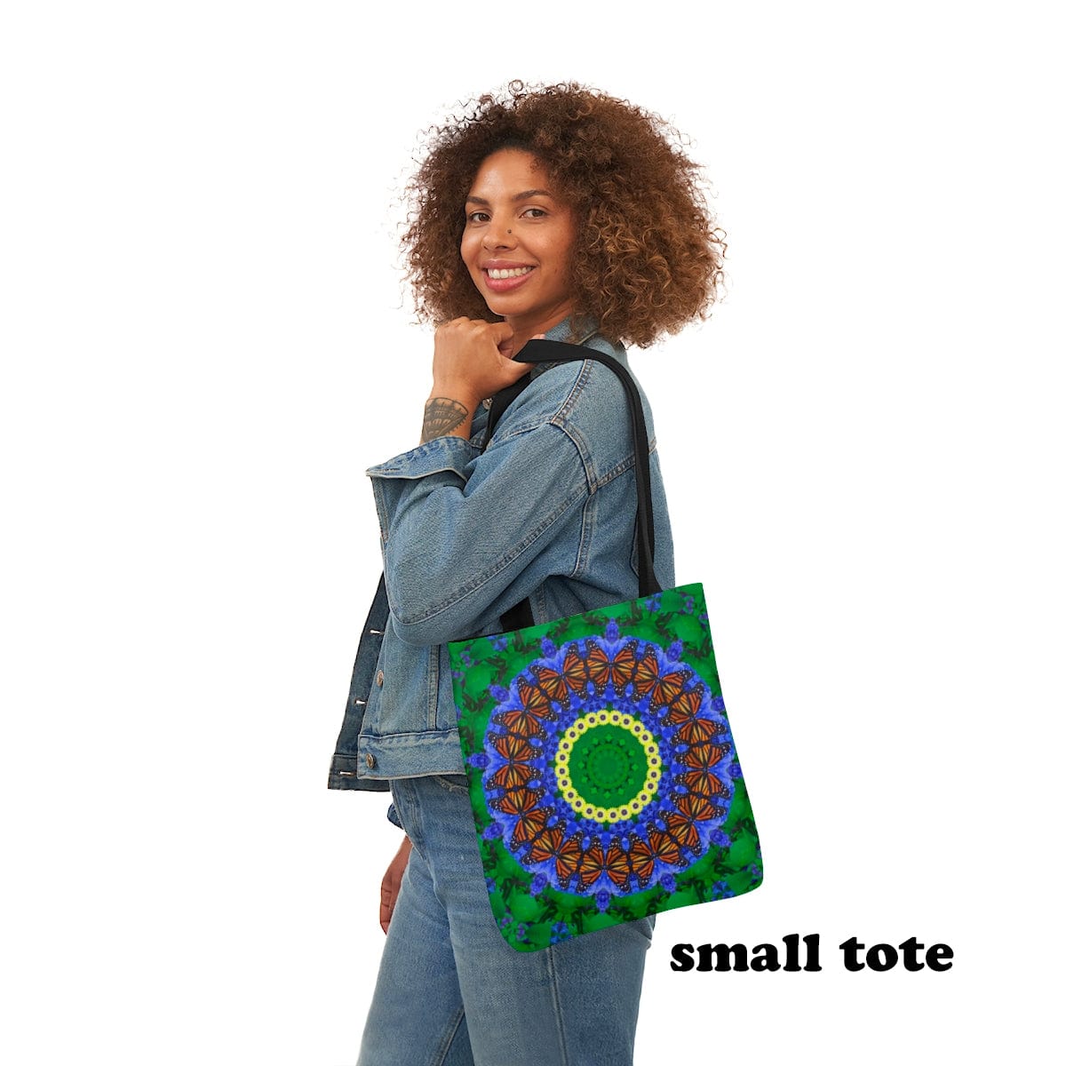 Graphic Butterfly Tote Bag Cute and Functional For Everyday, Work And Shopping Butterfly Effect small