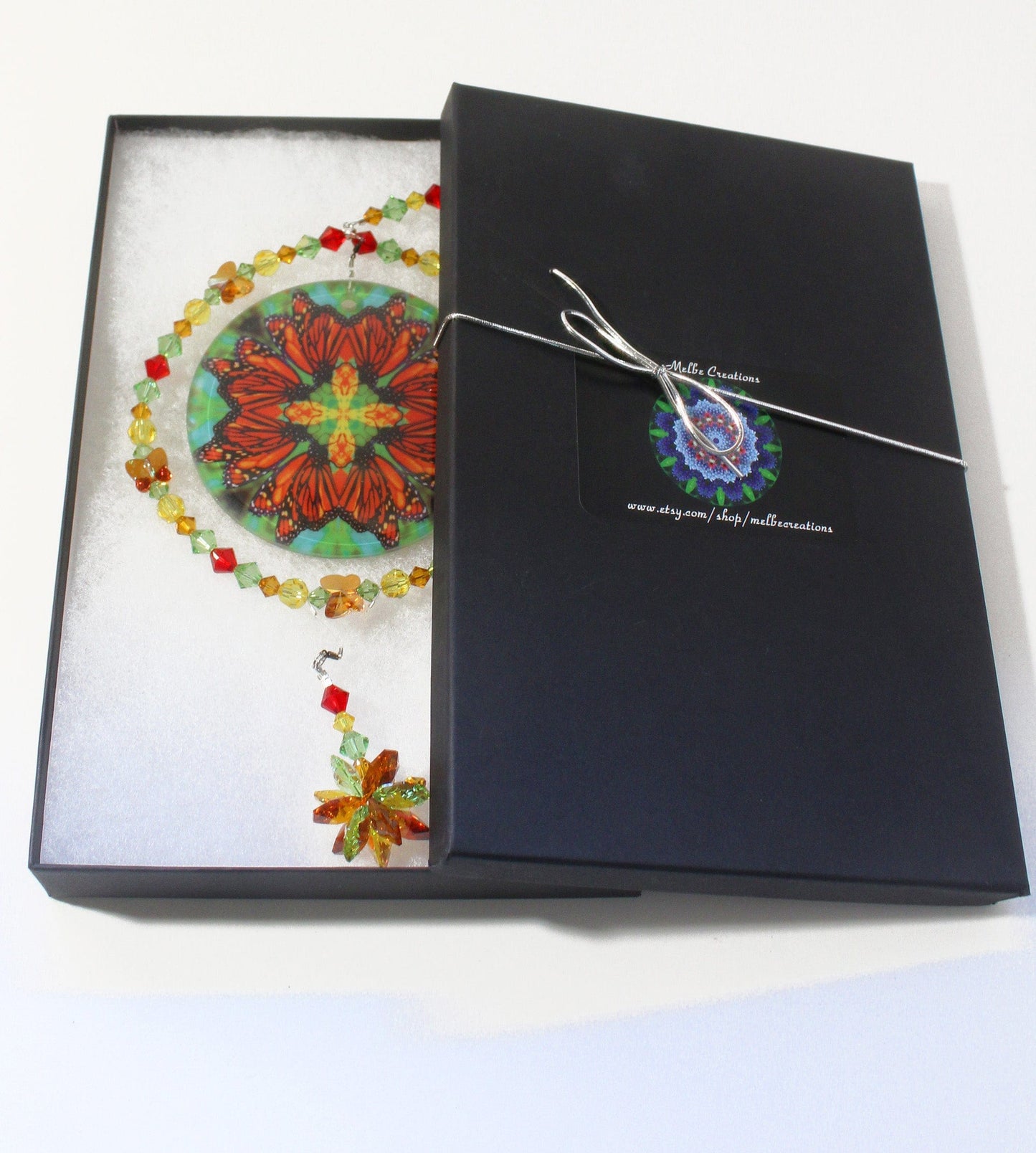 Monarch Butterfly Sunlight Catcher, Crystal Window Sun Catcher With Swarovski Crystals & Prism, Mindfulness Gift, Timeless Treasure packaging