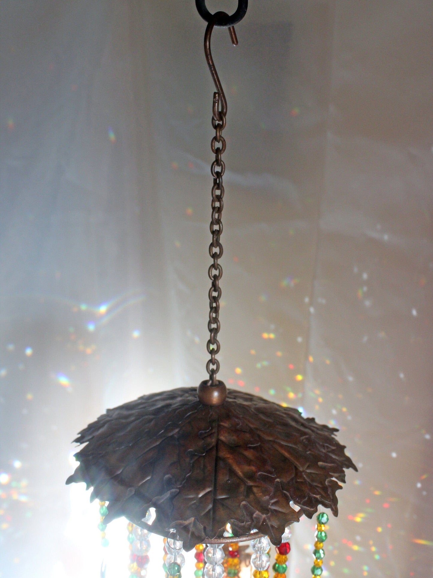 Wind Chimes Crystal Mobile Prism Butterfly Suncatcher Rainbow Sun catcher
