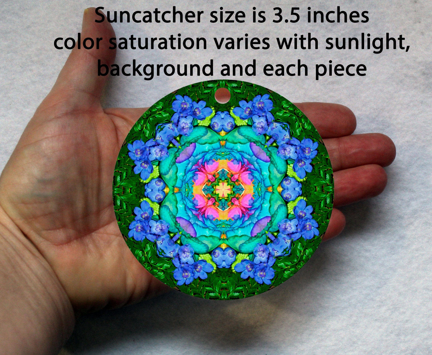 Flower Suncatcher, Sacred Geometry Mandala, Window Décor Sunlight Catcher, Crystal Art Gifts, Rainbow Suncatchers, Unique Gifts Women Ideas
