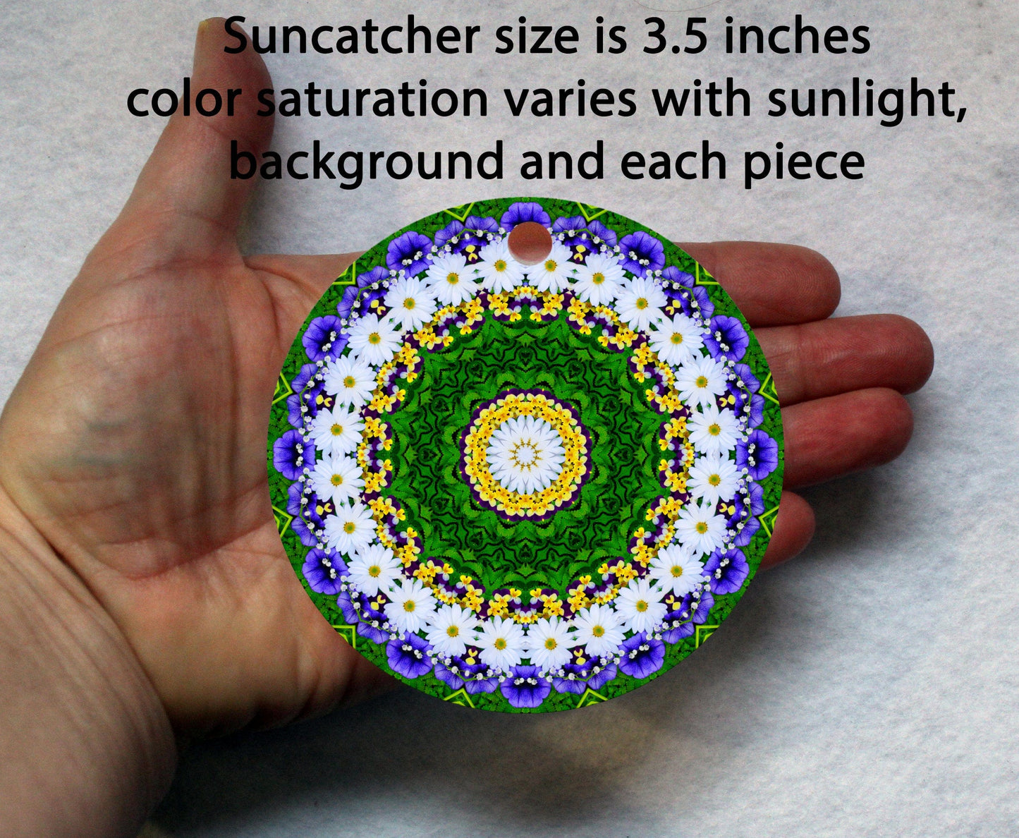 Flower Suncatcher, Sacred Geometry Mandala, Window Décor Sunlight Catcher, Crystal Art Gifts, Rainbow Suncatchers, Unique Gifts Women Ideas