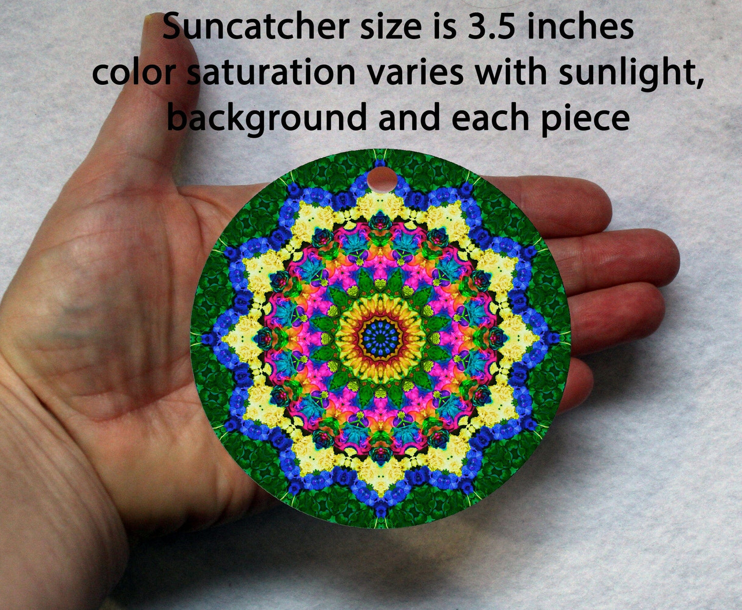 Flower Suncatcher, Sacred Geometry Mandala, Window Décor Sunlight Catcher, Crystal Art Gifts, Rainbow Suncatchers, Unique Gifts Women Ideas