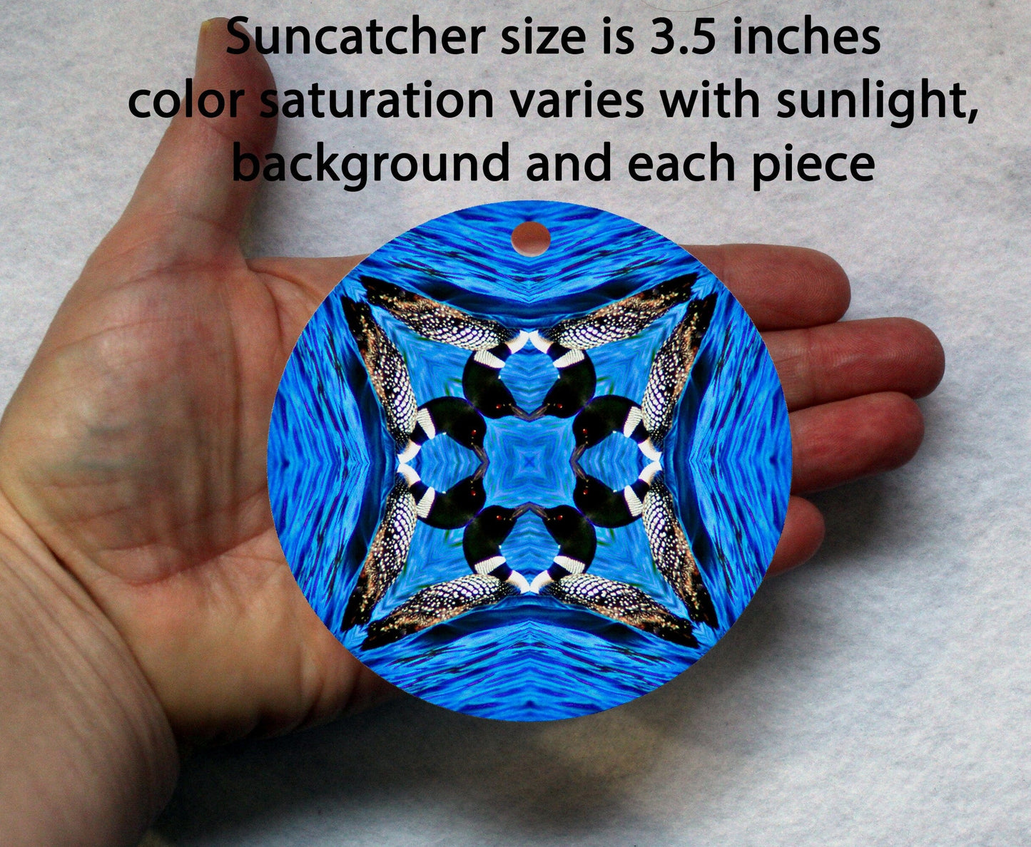 Bird Crystal Sun Catcher, Exquisite Light Catcher, Mandala Art Wall Hanging, Rainbow Maker, Hanging Window Prism Suncatcher, Bird Lover Gift