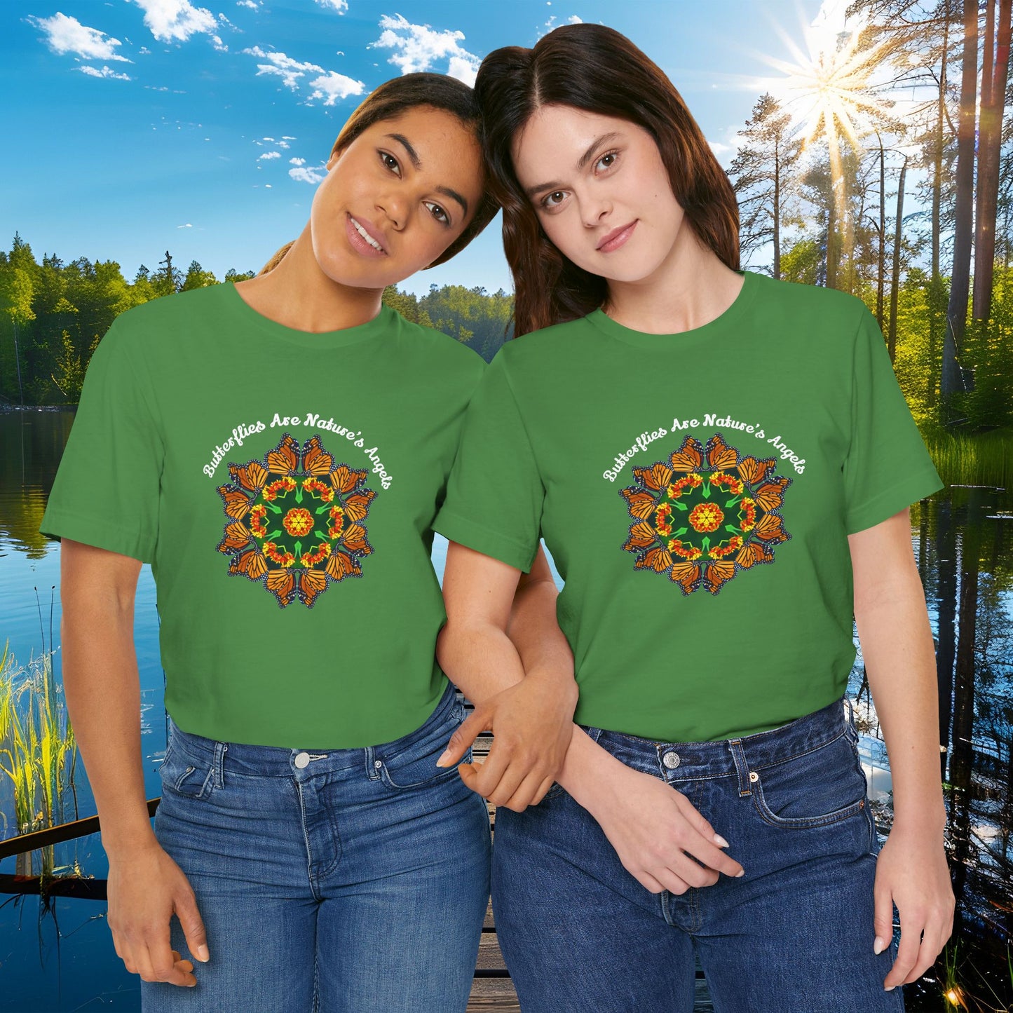 Monarch Butterfly Zen Kindness Shirt – Fairycore Clothing Women’s Nature T Shirt