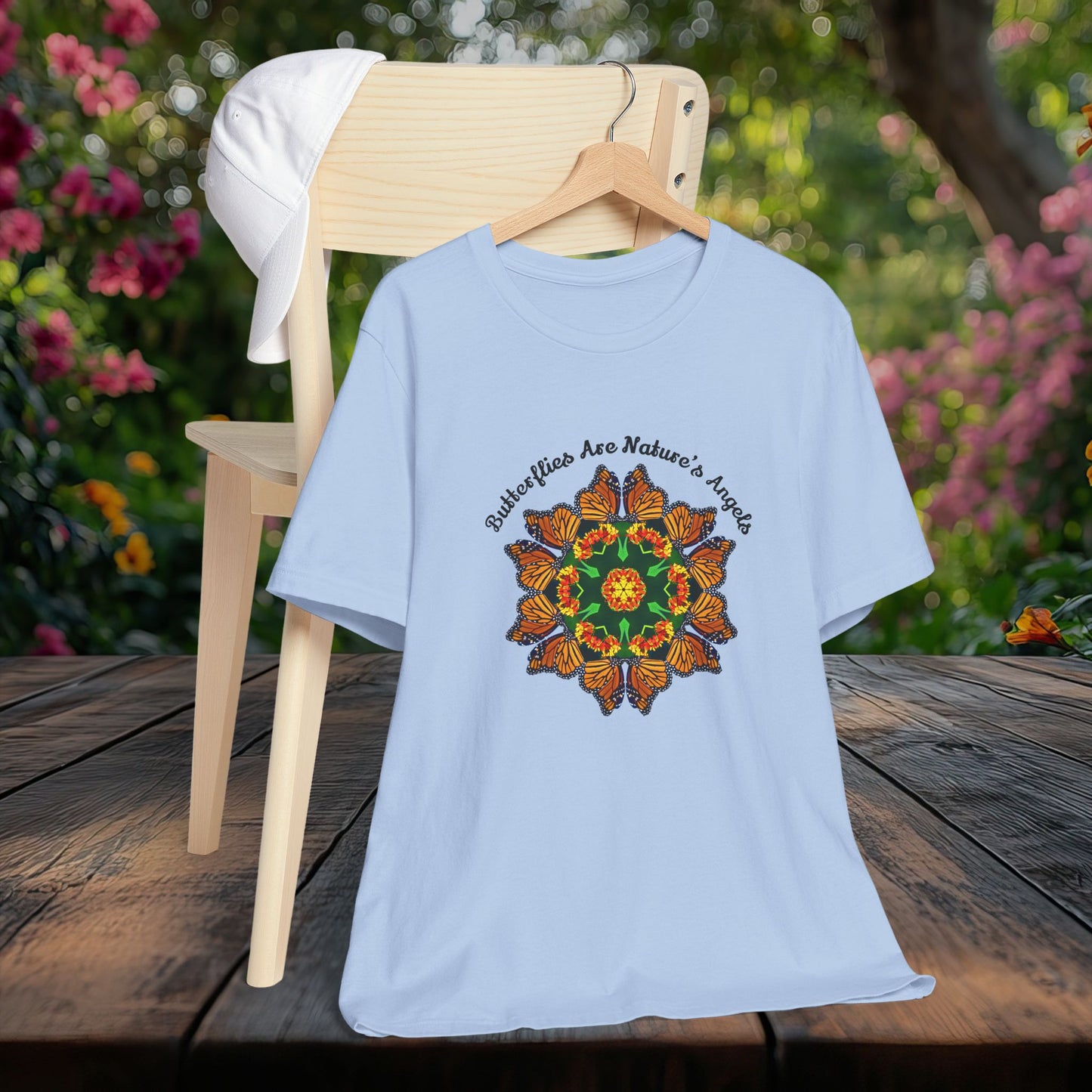 Monarch Butterfly Zen Kindness Shirt – Fairycore Clothing Women’s Nature T Shirt
