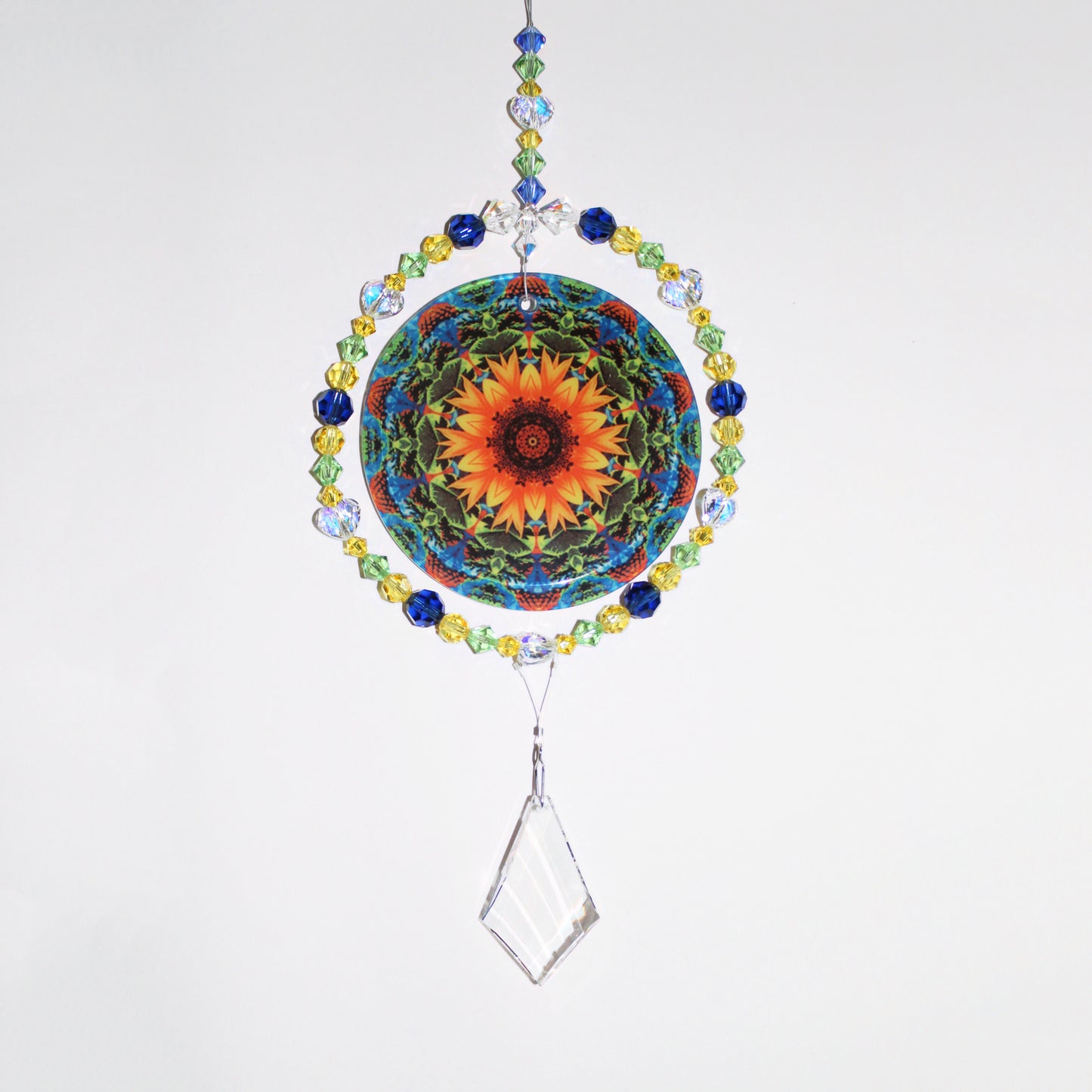 Sunflower Sunlight Catcher, Window Suncatcher, Meditation Tool, Mindfulness Sunflower Gifts & Décor, My Beauty Within