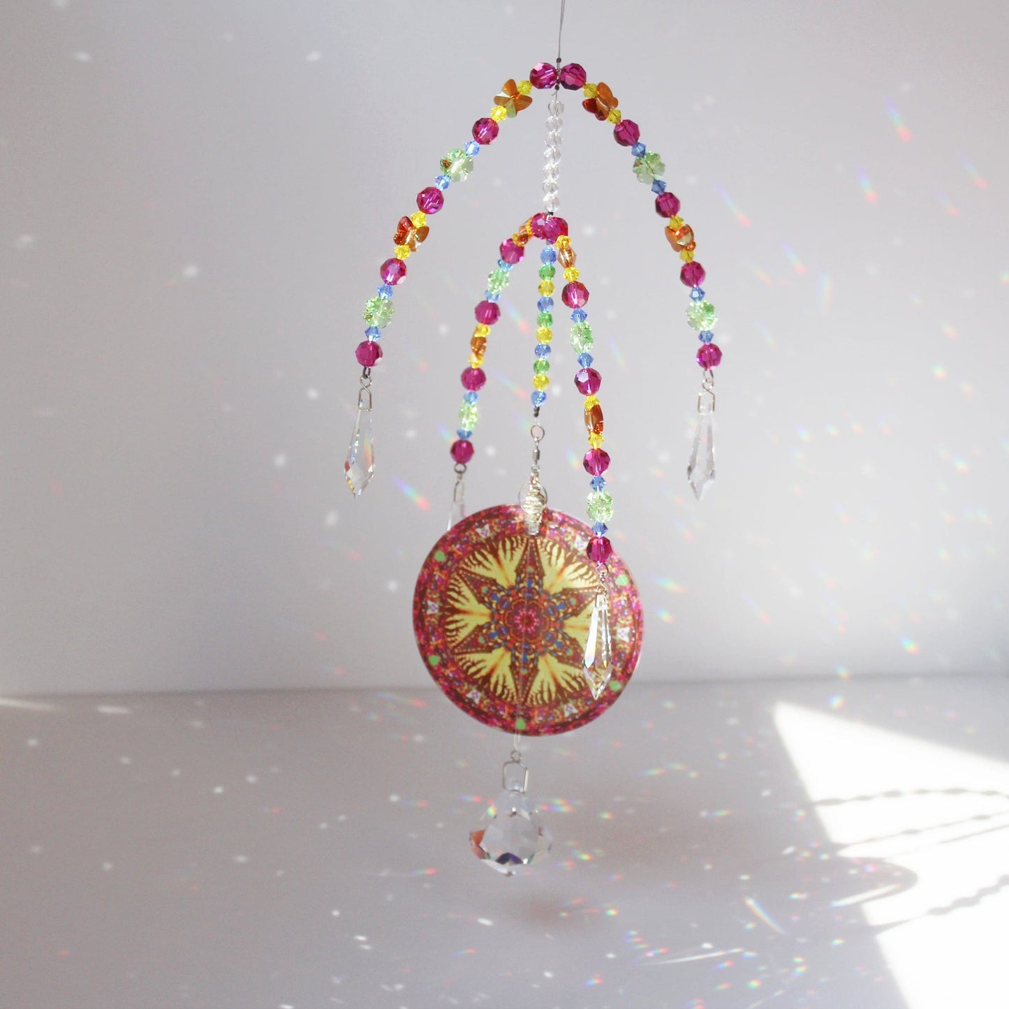 Stunning Crystal Pendulum, Window Suncatcher, Sunlight Catcher, Butterfly Mobile - Sublime Sentiment