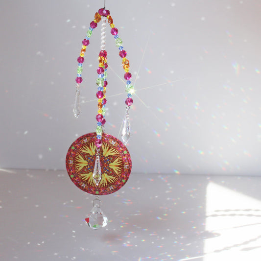 Stunning Crystal Pendulum, Window Suncatcher, Sunlight Catcher, Butterfly Mobile - Sublime Sentiment