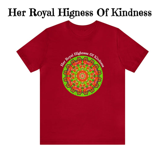 All Day Kindness Matters Shirts  - Cool Butterfly Art Shirts Infused With Nature - Her Royal Highness Of Kindness Canvas Red