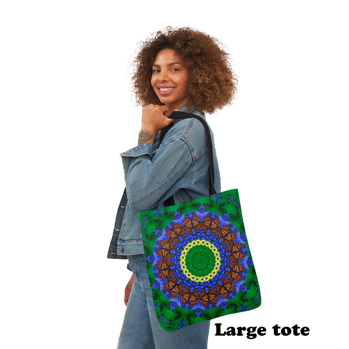 Graphic Butterfly Tote Bag  Cute and Functional For Everyday, Work And Shopping Butterfly Effect large 
