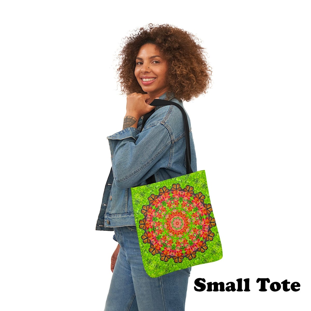 Graphic Butterfly Tote Bag  Cute and Functional For Everyday, Work And Shopping Captivating Calliope small
