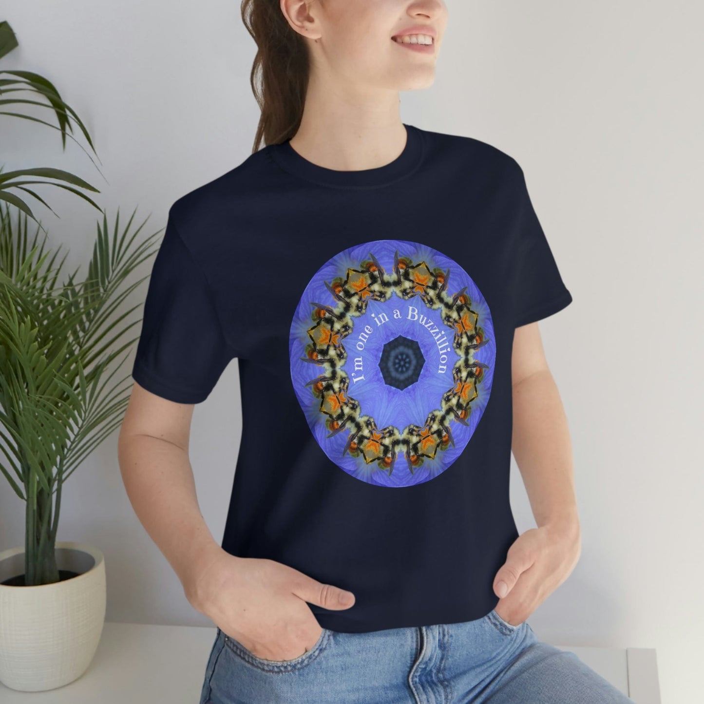 Bee T Shirt, Poet Shirt, Zen Mystical Insect Shirt, Witty Bug Shirt, Cute Shirts - I'm One in a Buzzillion