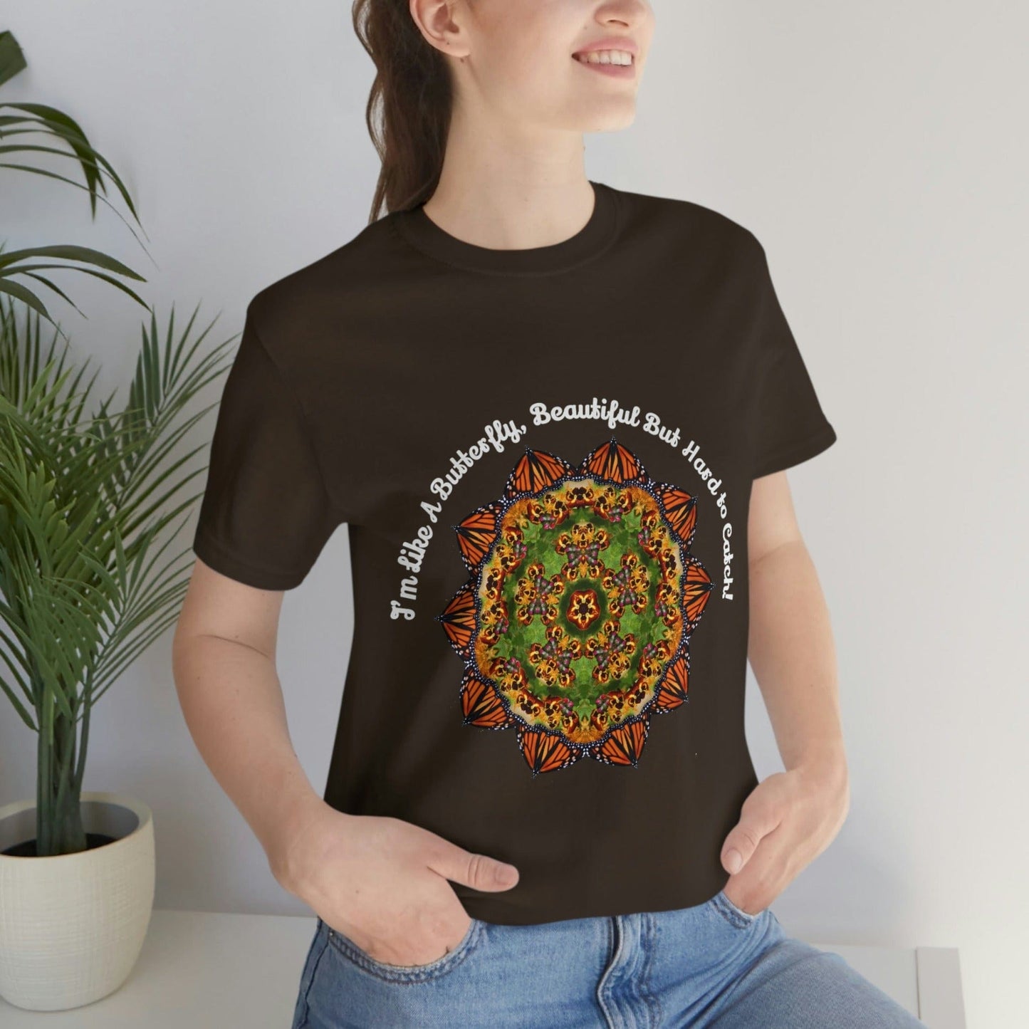 Butterfly Top, Zen Mystical Poet Shirt, Cottage Core Bug, Shirt, Best Selling Shirts, Insect Shirt, Cute Shirts Teens & Women Yoga Shirt 4