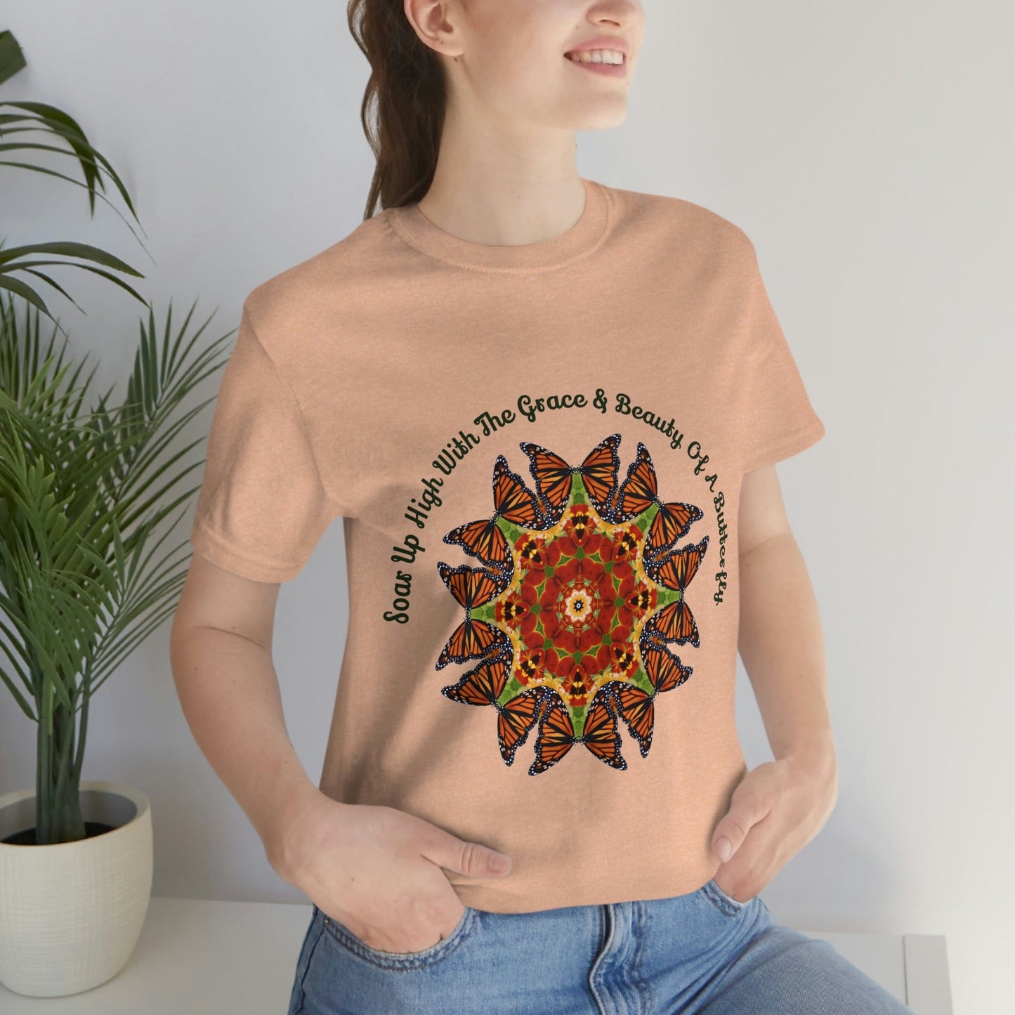 Butterfly Top, Zen Mystical Poet Shirt, Cottage Core Bug, Shirt, Best Selling Shirts, Insect Shirt, Cute Shirts Teens & Women Yoga Clothes