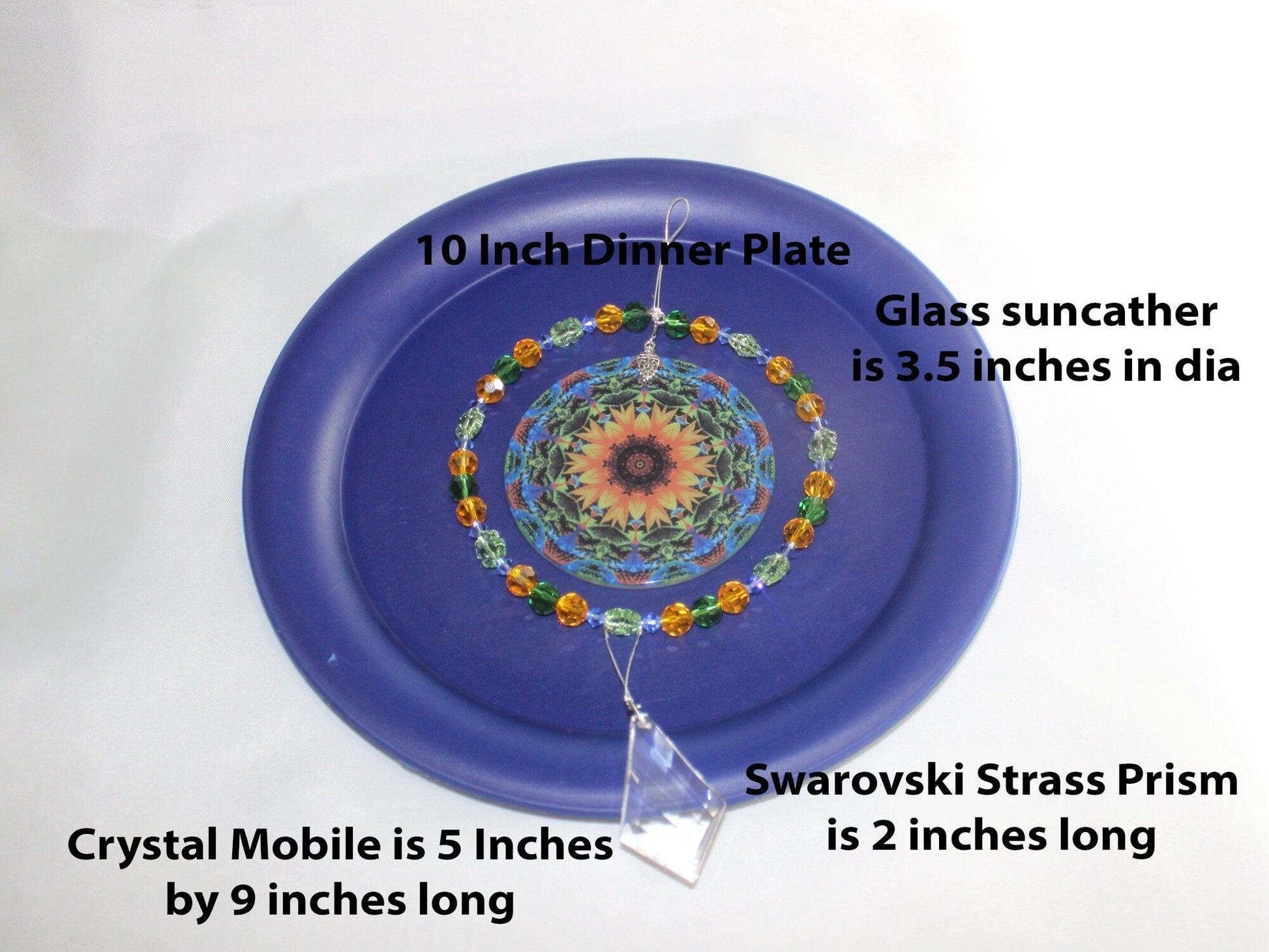 Glass Suncatcher Sunflower Crystal Prism Mobile Rainbow Sun Catcher My Beauty Within
