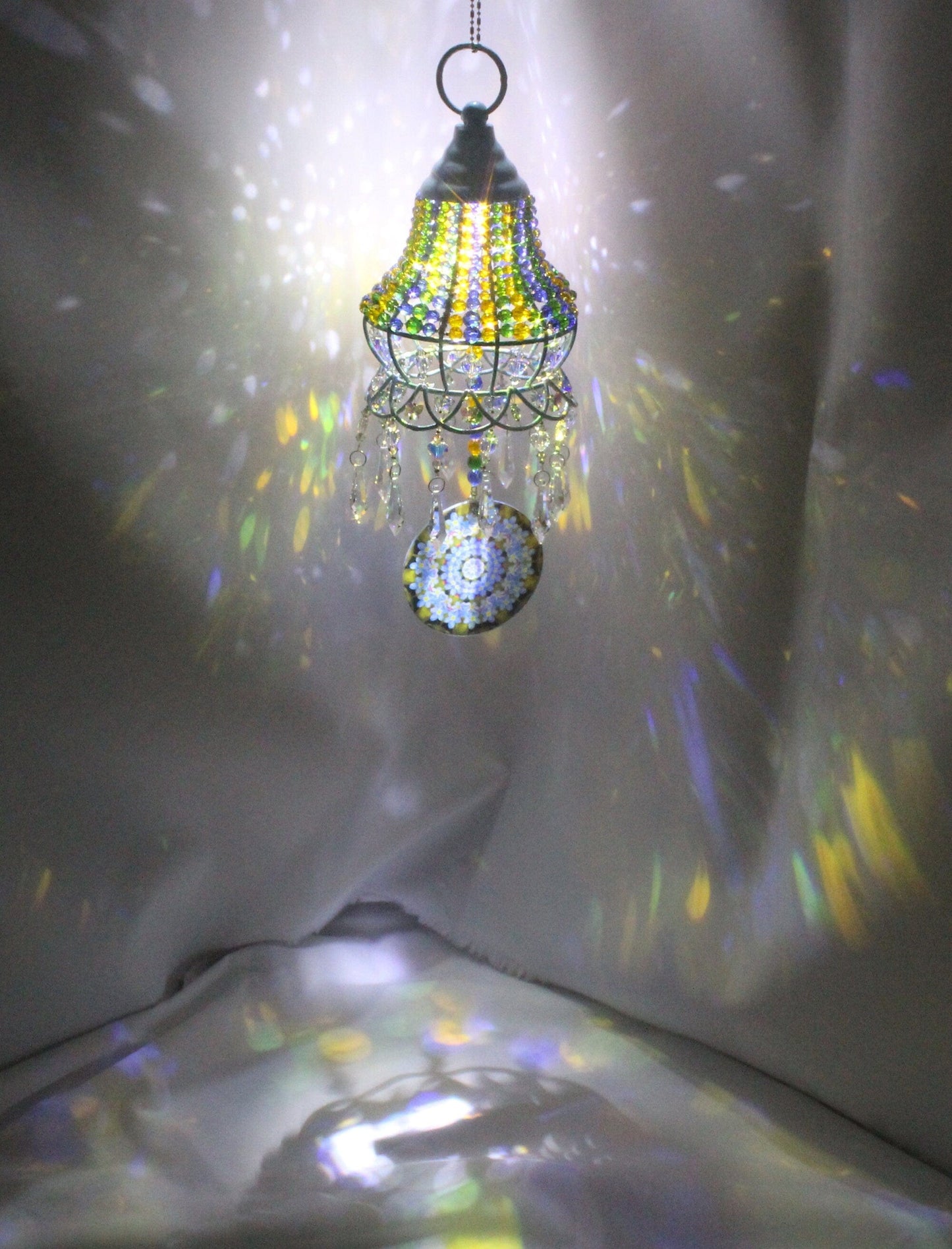 Crystal Suncatcher Prism Rainbow Forget Me Not Chandelier Lamp Dewdrops Of Devotion