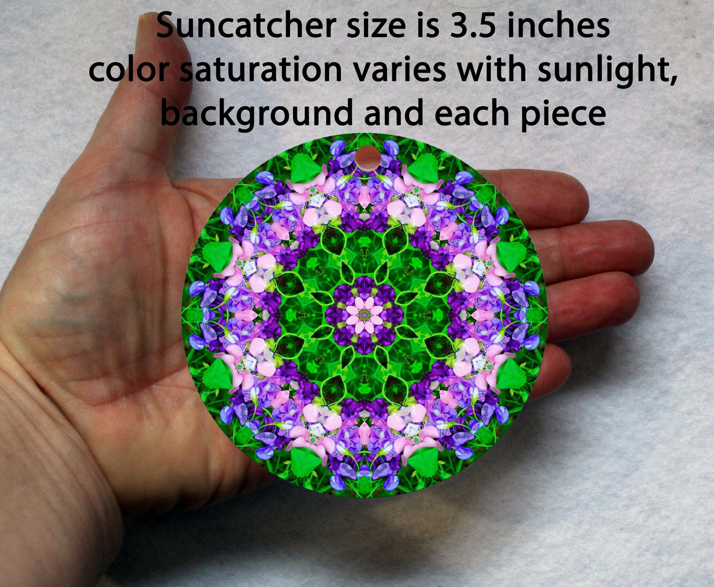 Flower Suncatcher, Sacred Geometry Mandala, Window Décor Sunlight Catcher, Crystal Art Gifts, Rainbow Suncatchers, Unique Gifts Women Ideas